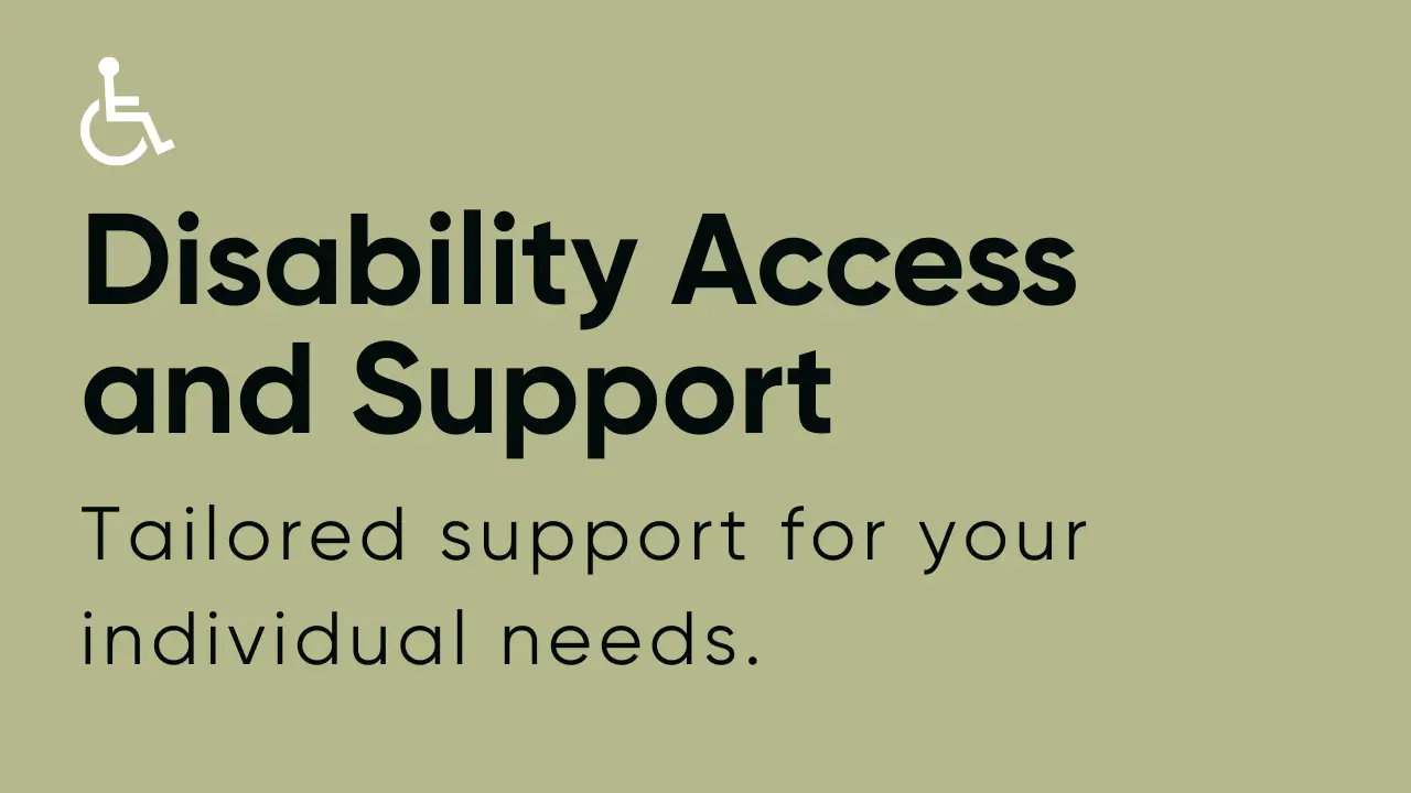 Badge stating that we will provide tailored support for your additional needs